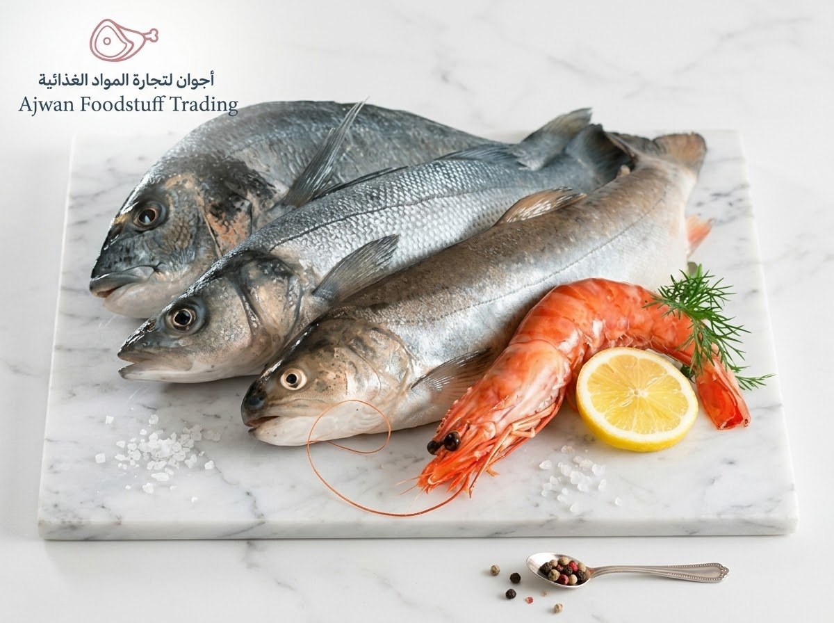 Fresh Sea Bass & Prawns